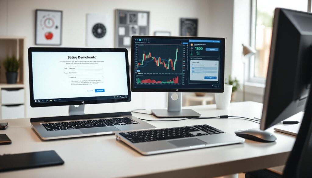 Demokonto Einrichtung und Zugang